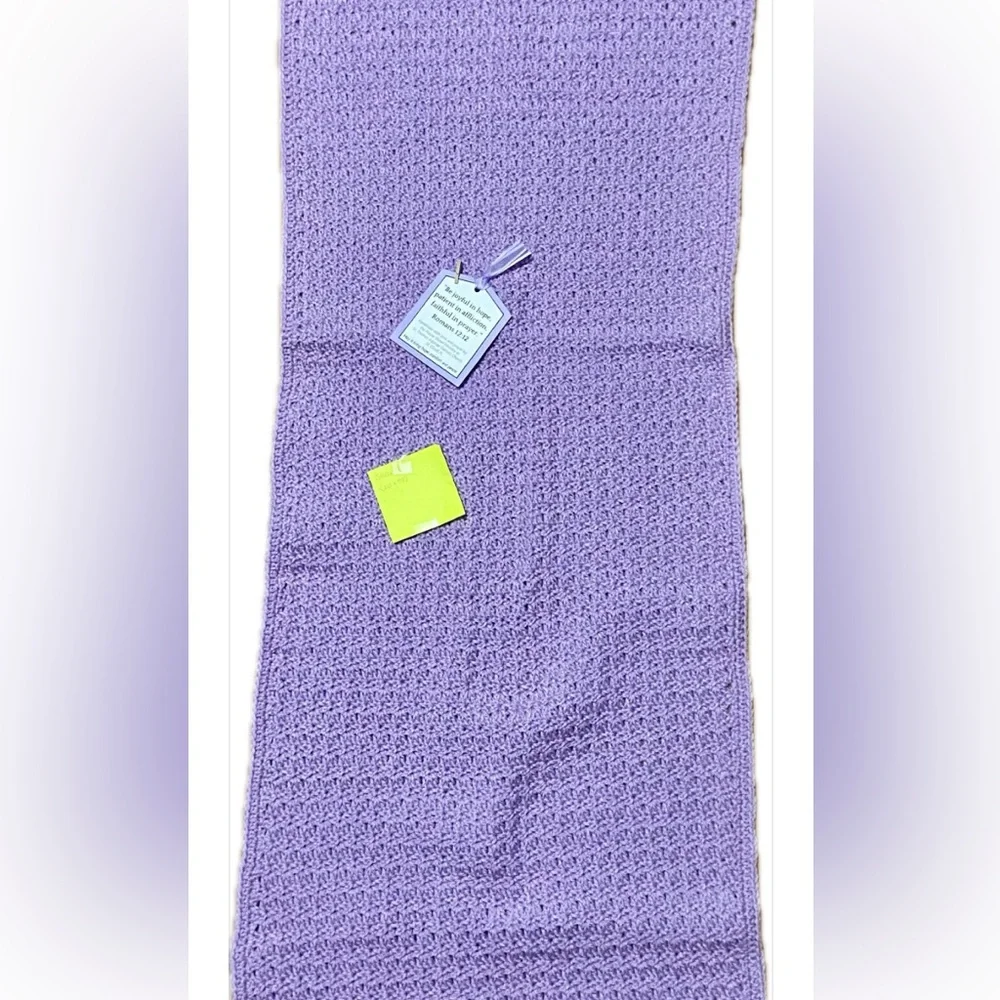 Handmade Beautiful lavender prayer shawl